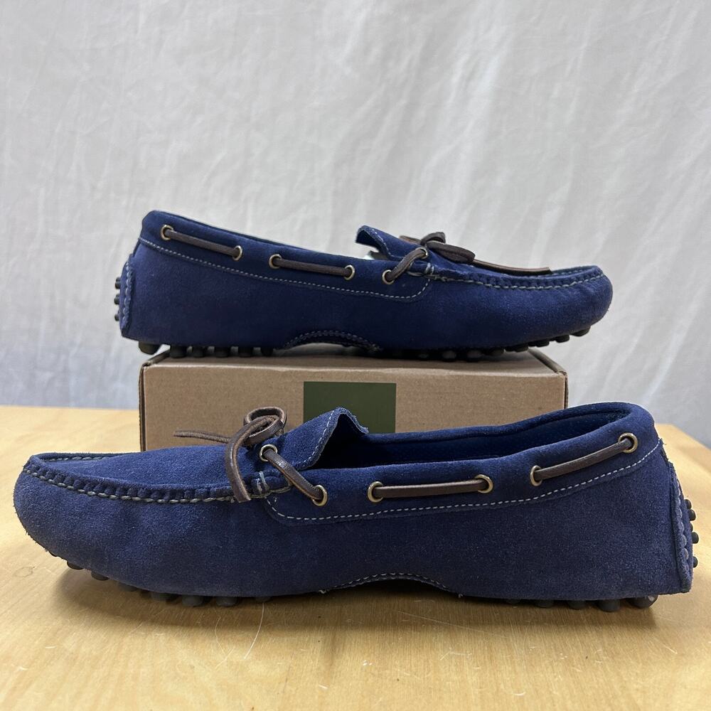 Cole Haan Blue Suede Slip On Loafers Men's Size 9.5 W